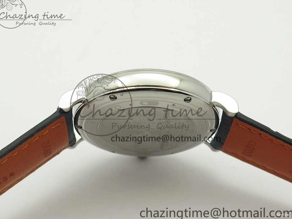 MIROTIME 0324 Portofino Automatic SS FKF 1:1 Best Edition Blue Dial on Blue Leather Strap A Cozy 7133